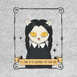 Spooky possessed Cat T-Shirt